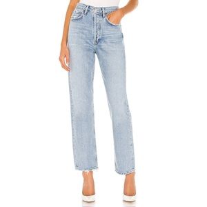 AGOLDE 90'S CROP MID RISE STRAIGHT - ECHO (27)